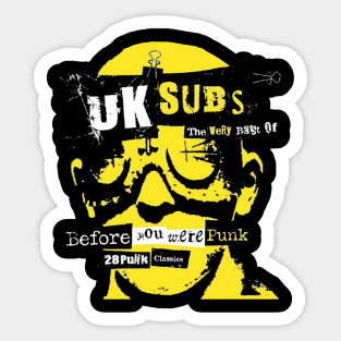 UK SUBS BAND Sticker